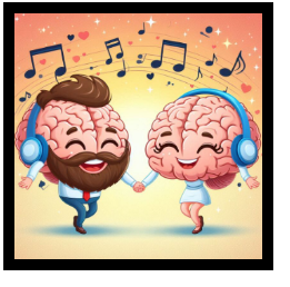 Two brains dancing